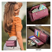 Samsung Galaxy Z Fold8 Ultra CaseMe C36 RFID Blocking Wallet Case - Red