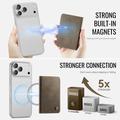 CaseMe ME80 Magnetic Card Holder - MagSafe Compatible - Coffee