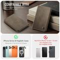 CaseMe ME80 Magnetic Card Holder - MagSafe Compatible - Coffee