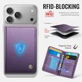 CaseMe ME80 Magnetic Card Holder - MagSafe Compatible - Purple