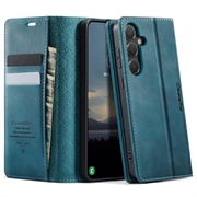 Samsung Galaxy S26 FE Caseme 033 Calf Texture Wallet Case with RFID Blocking - Green