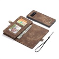 CaseMe 2-in-1 Multifunctional Samsung Galaxy S10+ Wallet Case - Brown