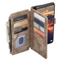 Caseme C30 Multifunctional Samsung Galaxy A53 5G Wallet Case - Brown