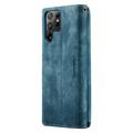 Caseme C30 Multifunctional Samsung Galaxy S22 Ultra 5G Wallet Case - Blue