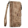 Caseme C30 Multifunctional Samsung Galaxy Z Fold4 5G Wallet Case - Brown