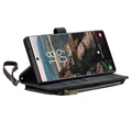 Caseme C30 Multifunctional Samsung Galaxy S22 Ultra 5G Wallet Case - Black