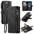 Caseme C30 Multifunctional iPhone 14 Pro Max Wallet Case - Black