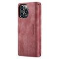 Caseme C30 Multifunctional iPhone 14 Pro Wallet Case - Red