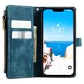 Caseme C30 Multifunctional iPhone 14 Wallet Case - Blue