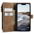 Caseme C30 Multifunctional iPhone 14 Wallet Case - Brown