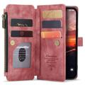 Caseme C30 Multifunctional iPhone 14 Wallet Case - Red