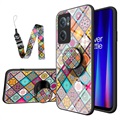 Checkered Pattern OnePlus Nord CE 2 5G Hybrid Case - Colorful Mandala