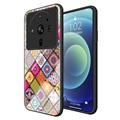 Checkered Pattern Xiaomi 12S Ultra Hybrid Case - Colorful Mandala