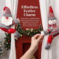 Christmas Cartoon Plush Curtain Tie-Back Decorative Clasp – Santa
