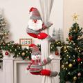 Christmas Cartoon Plush Curtain Tie-Back Decorative Clasp – Santa