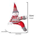 Christmas Cartoon Plush Curtain Tie-Back Decorative Clasp – Snowman