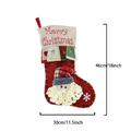 Christmas Stocking with 3D Character – 46x30cm - Santa