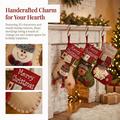 Christmas Stocking with 3D Character – 46x30cm - Snowman