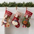 Christmas Stocking with 3D Character – 46x30cm - Snowman