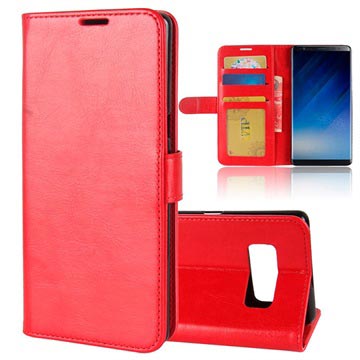 Samsung Galaxy Note8 Classic Wallet Case - Red