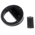 Clip-On Selfie Ring Light with 3 Brightness Mode - Black