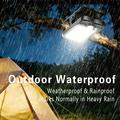 Clip-On Solar Camping Light with 3 Brightness Modes - Black