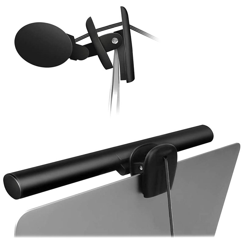 Clipon Monitor LED Lamp with USB Cable Black