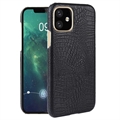 iPhone 11 Coated Plastic Case - Crocodile