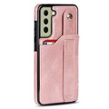 Samsung Galaxy S21 FE 5G Coated TPU Case with RFID - Rose Gold