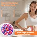Cordless 4-in-1 Bio-Pulse Heat/Light Therapy Massager - White