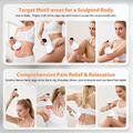 Cordless 4-in-1 Bio-Pulse Heat/Light Therapy Massager - White