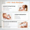 Cordless 4-in-1 Bio-Pulse Heat/Light Therapy Massager - White