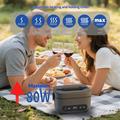 Cordless Electric Heating Lunch Box 80W - Black