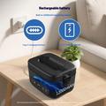Cordless Electric Heating Lunch Box 80W - Black