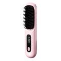 Cordless Hair Straightening Comb with LCD Display and 3 Temperature Settings