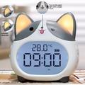 Corgi Dog LED Alarm Clock with Night Light