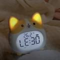 Corgi Dog LED Alarm Clock with Night Light