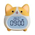Corgi Dog LED Alarm Clock with Night Light