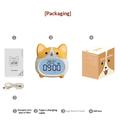 Corgi Dog LED Alarm Clock with Night Light - Yellow