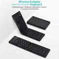 Coteci 64017 Foldable Bluetooth Keyboard for Android, iOS, Windows - QWERTY - Black