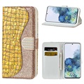 Croco Bling Series Samsung Galaxy S21 5G Wallet Case