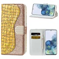 Croco Bling Samsung Galaxy S21+ 5G Wallet Case