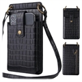 Fancy Series Smartphone Crossbody Bag - Black