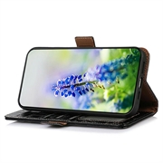 Xiaomi 17T Pro Crocodile Series Wallet Leather Case with RFID - Black