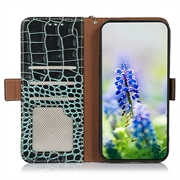 Xiaomi 17T Pro Crocodile Series Wallet Leather Case with RFID - Green