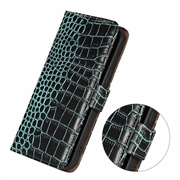 Xiaomi 17T Pro Crocodile Series Wallet Leather Case with RFID - Green