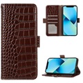 Crocodile Series OnePlus Nord CE 2 Lite 5G Wallet Leather Case with RFID - Brown
