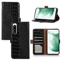 Crocodile Series Sony Xperia 5 IV Wallet Leather Case with RFID