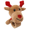 Cute Christmas-Themed Plush Slap Bracelet - Reindeer