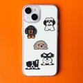 Cute Decorative 3D Sticker Set - 5 pcs. - Dog